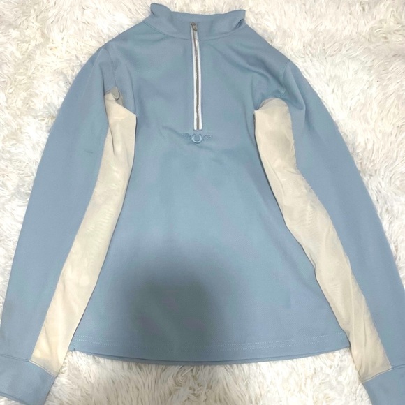 TuffRider Kid's Ventilated Technical Long Sleeve Sport Shirt with Mesh - Picture 2 of 6